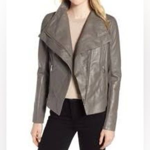 Nordstrom Trouvé Genuine Leather Jacket Sz M